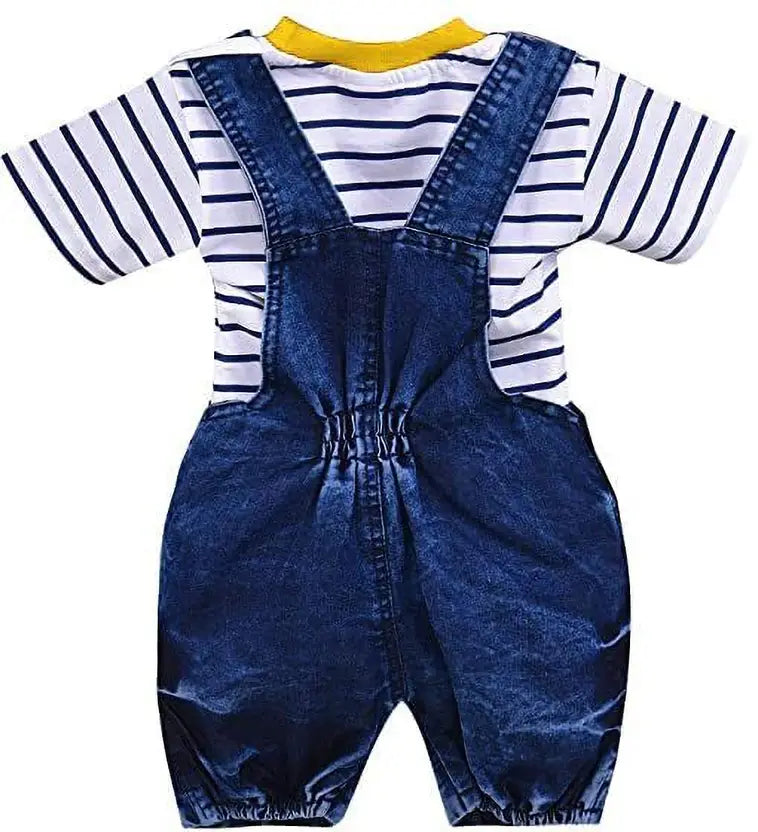 Dungaree For Baby Boys & Baby Girls Casual Striped Polycotton bt31ynw