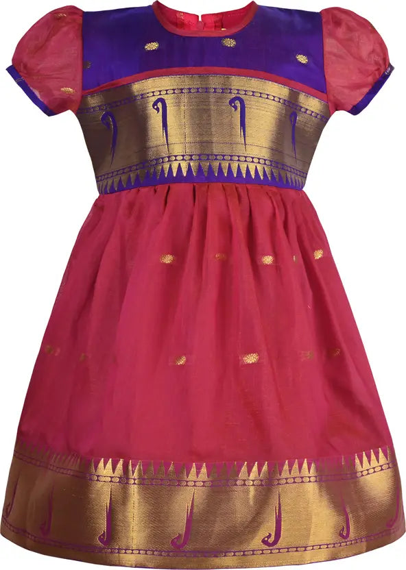 Girls Midi/Knee Length Party Dress fe3217mrn