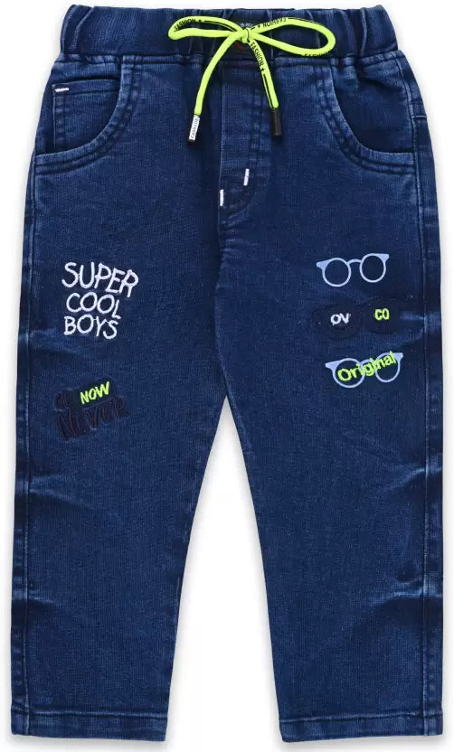 Boys Mid-Rise Printed Jeans js55grn