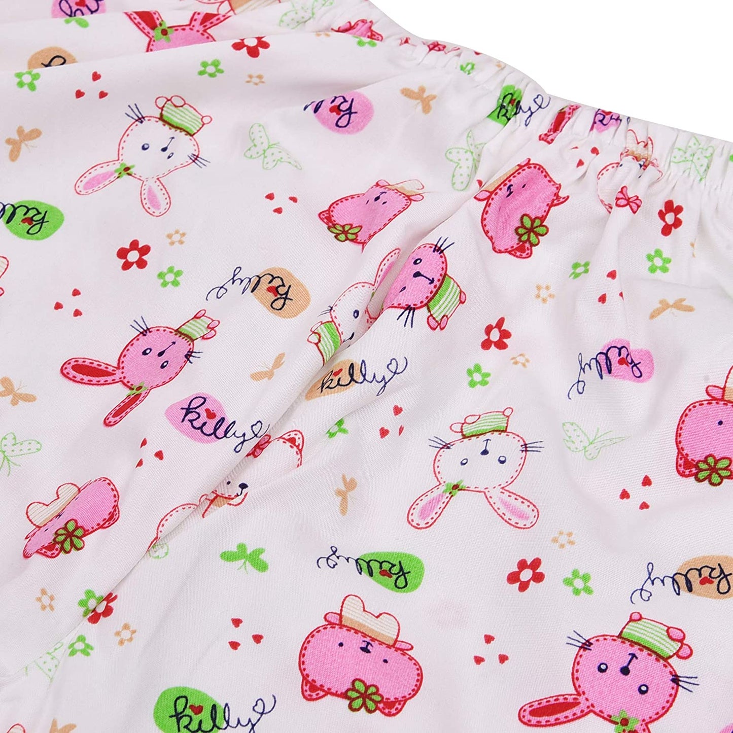 Unisex Printed Top and Bottom Pyjamas Night Dress