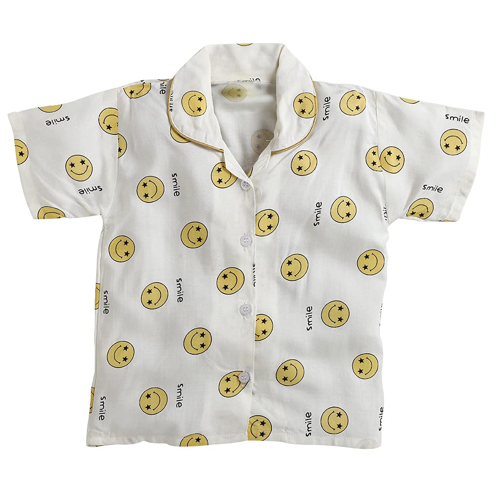Cotton Sleepwear for Boys & Girls-(ND21ylw)