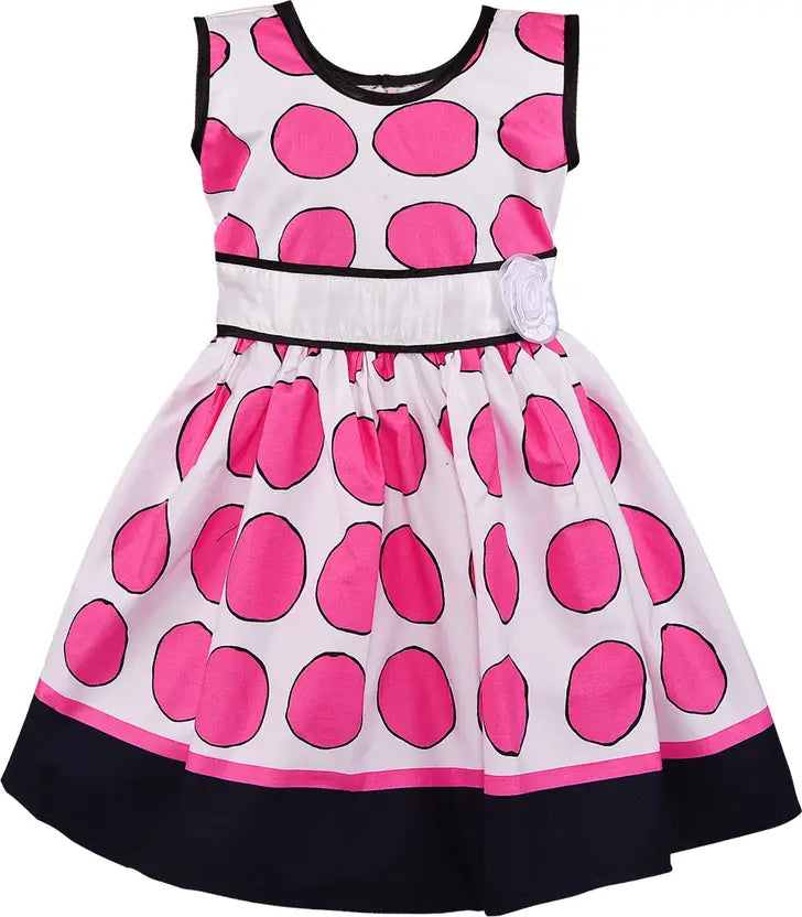 Girls Midi/Knee Length Casual Dress ctn353rani