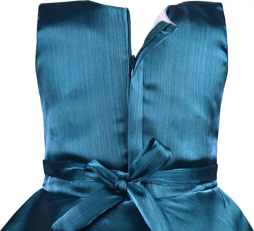 Girls Midi/Knee Length Party Dress fe3305pkblu