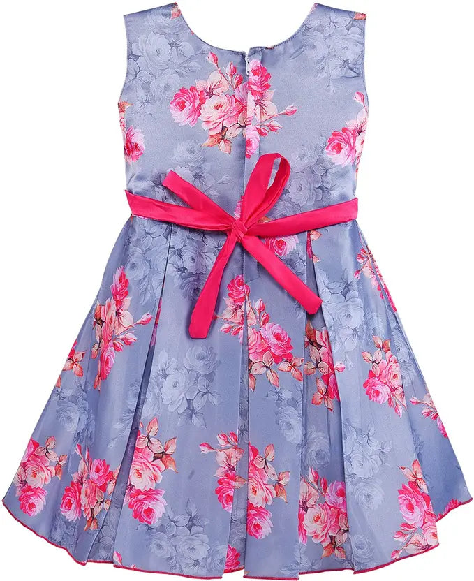 Baby Girls Midi/Knee Length Casual Dress stn806pnk