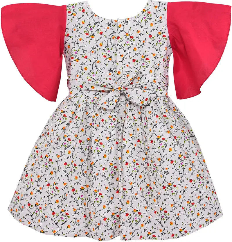 Girls Midi/Knee Length Casual Dress ctn562rd