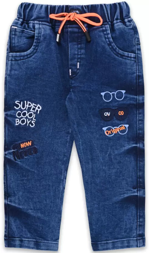 Boys Printed Mid-Rise Jeans js550rg