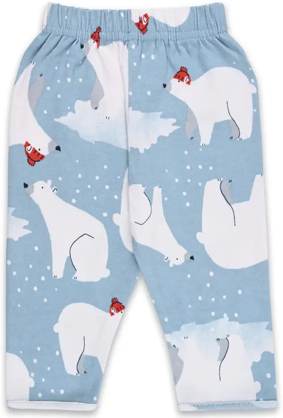 Boys Cartoon Printed Nightsuit Set ndp74blu