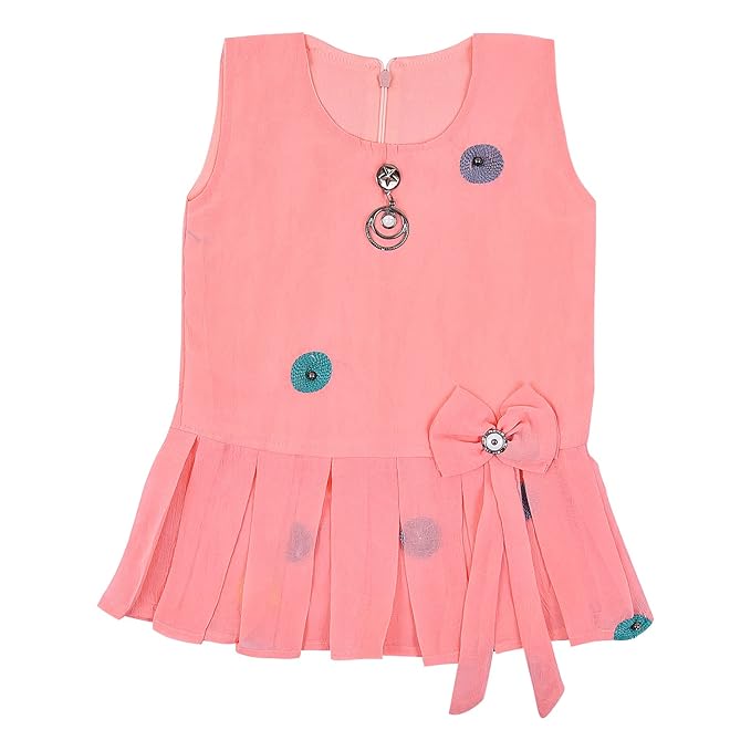 Baby Girls Top and Dhoti Pant Dress For Girls-(csl303pnk)