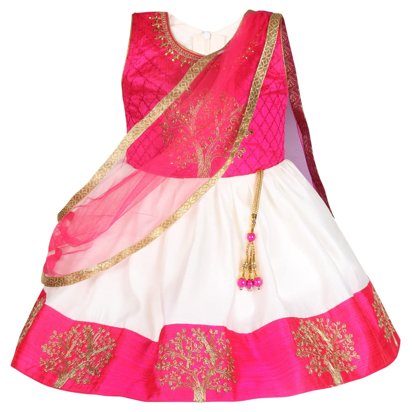 Girls Embroidered Ethnic Half saree dress Fe3133