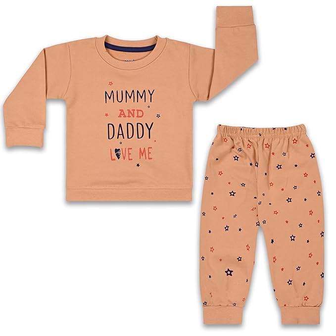 Unisex Printed Top and Bottom Pyjamas Night Dress btef716