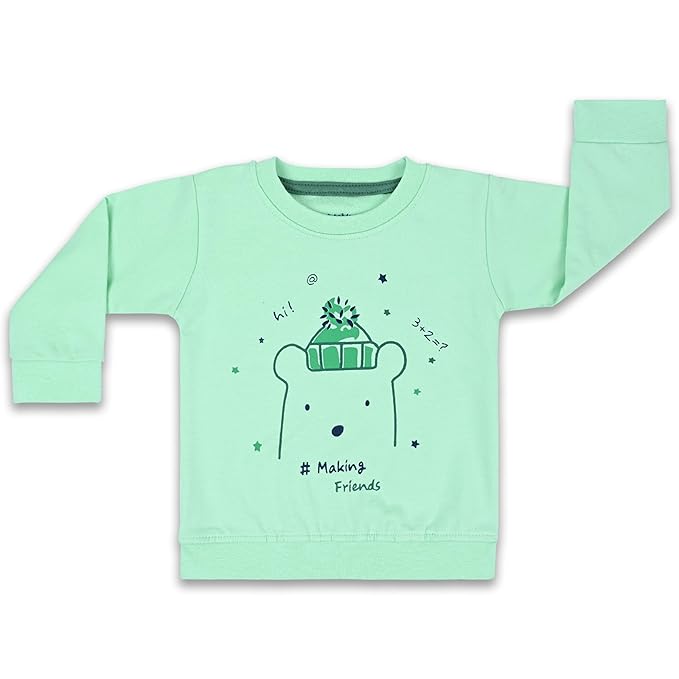 Unisex Printed Top and Bottom Pyjamas Night Dress btef716