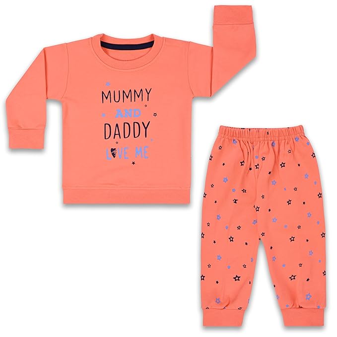 Unisex Printed Top and Bottom Pyjamas Night Dress btef716
