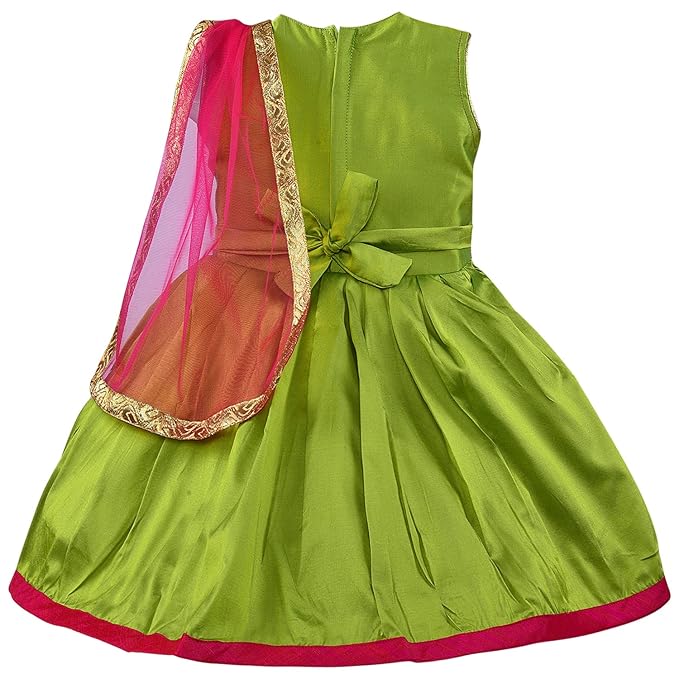 Girls Embroidered Ethnic Half saree dress Fe3133