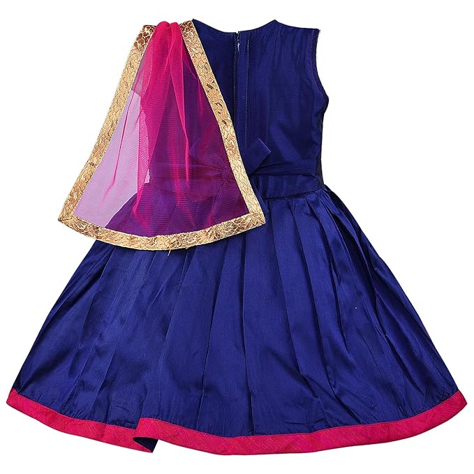 Girls Embroidered Ethnic Half saree dress Fe3133