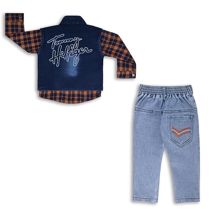 Shirt With Waistcoat And Pant For Boys