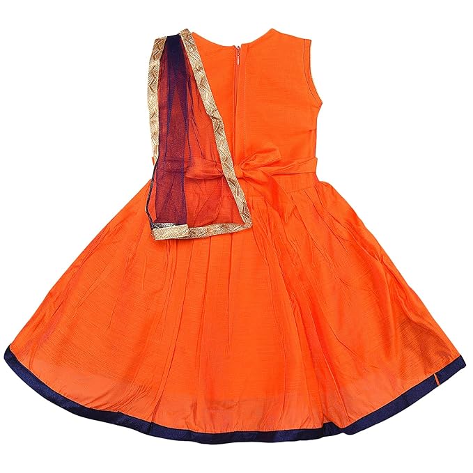 Girls Embroidered Ethnic Half saree dress Fe3133