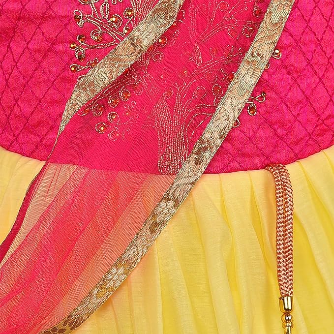 Girls Embroidered Ethnic Half saree dress Fe3133