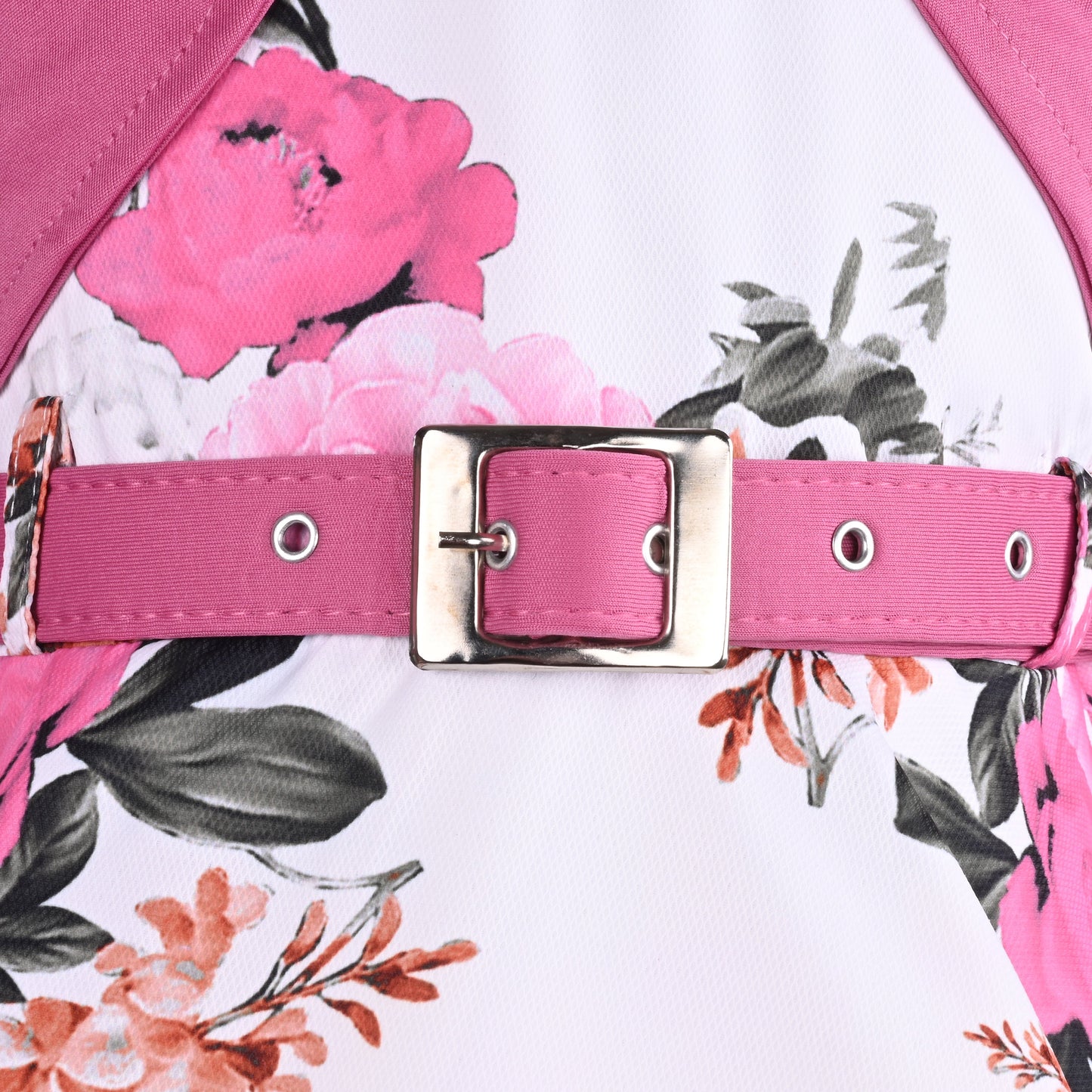 Girls Floral Printed Dress with jacket