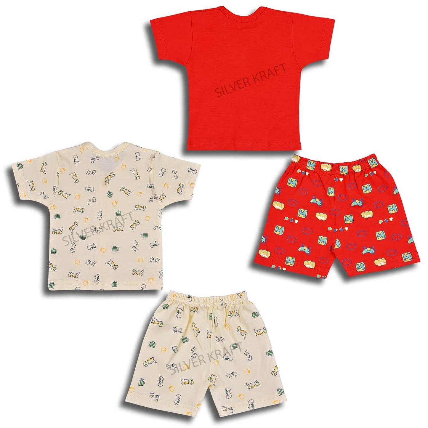 Baby Boys Casual T-shirt Shorts btc2054rdy
