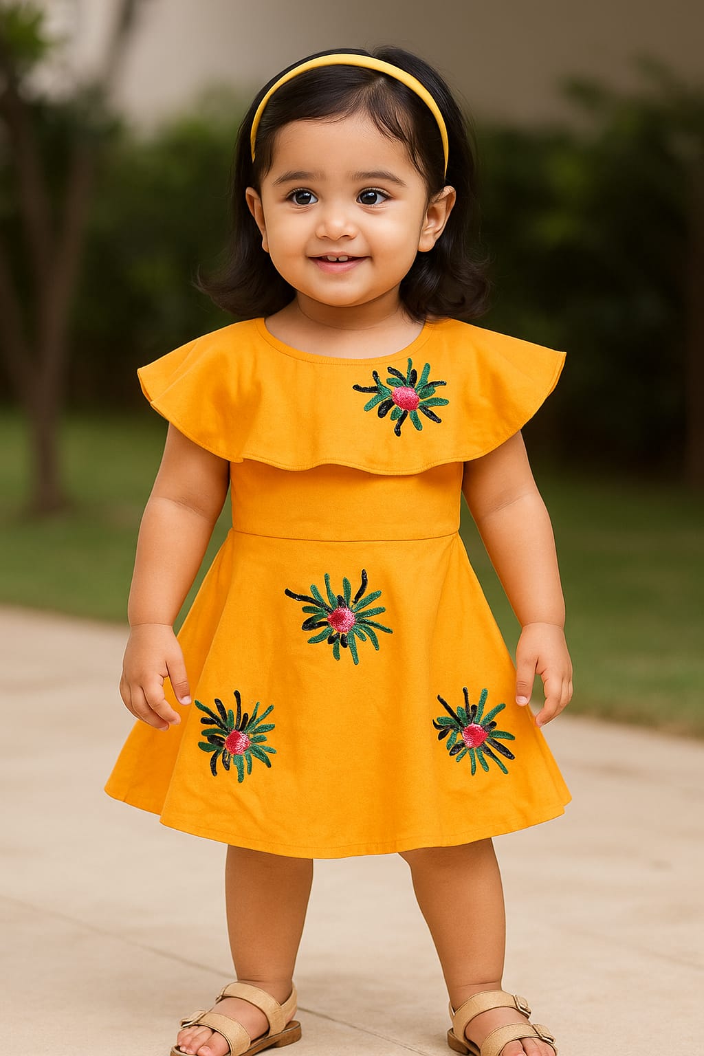 Girls Midi/Knee Length Casual Dress csl579y