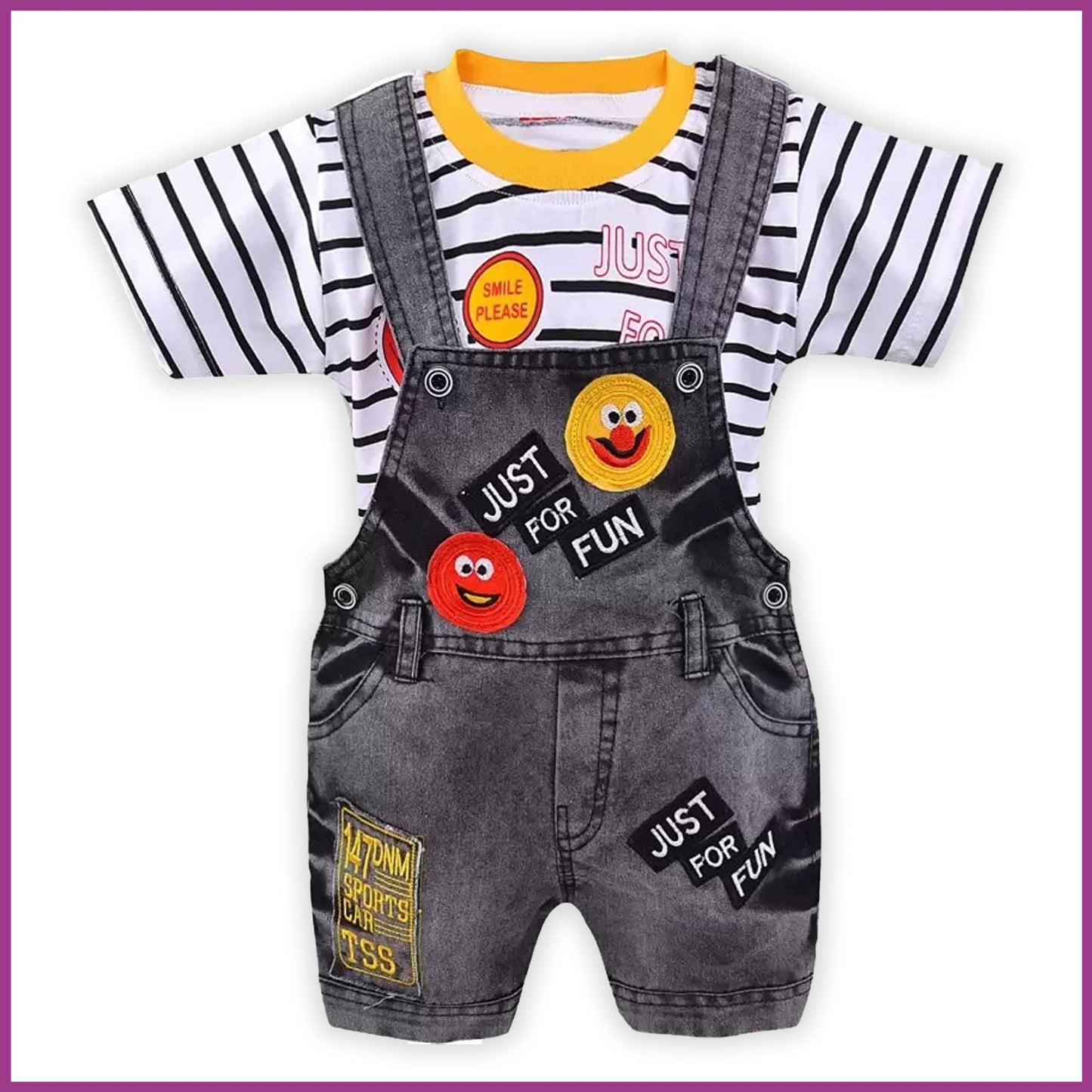 Unisex Baby Boys & Girls Dungaree Dress