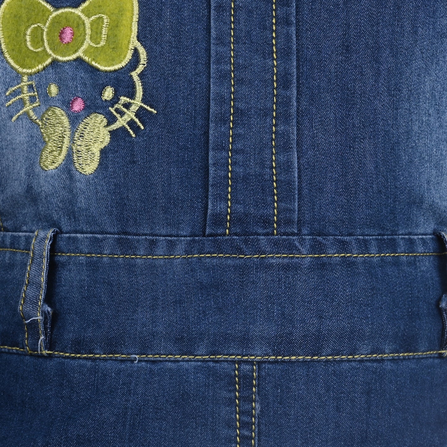 Girls Printed Top and Shorts Dungaree Set csl1003