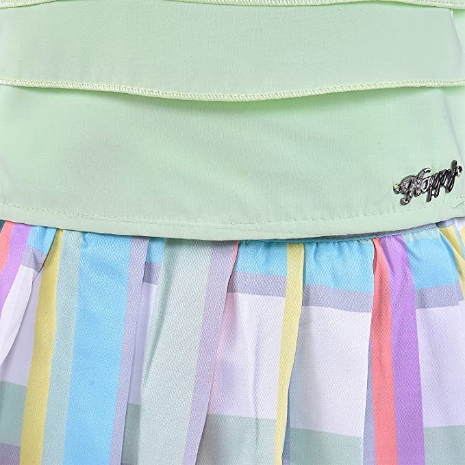 Baby Girls Top and Skirt Dress For Girls-(csl307grn)