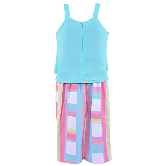 Baby Girls Top and Short Dress For Girls-(csl313blu)