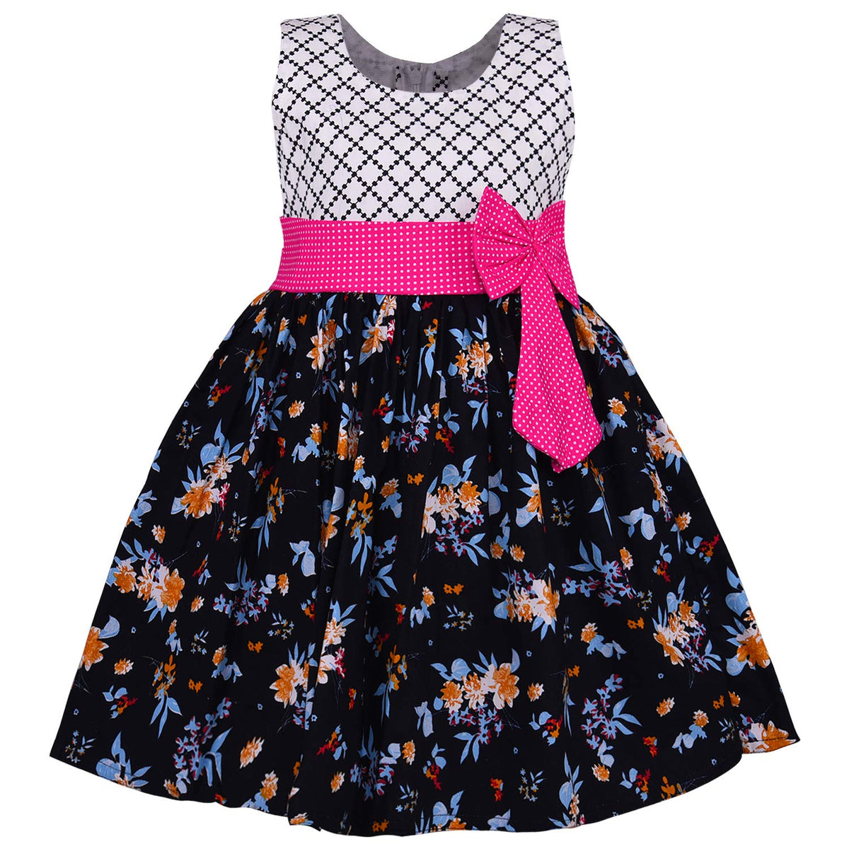 Wish Karo Baby Girls Cotton Frock Dress (ctn80nw) - Wish Karo - photo 2