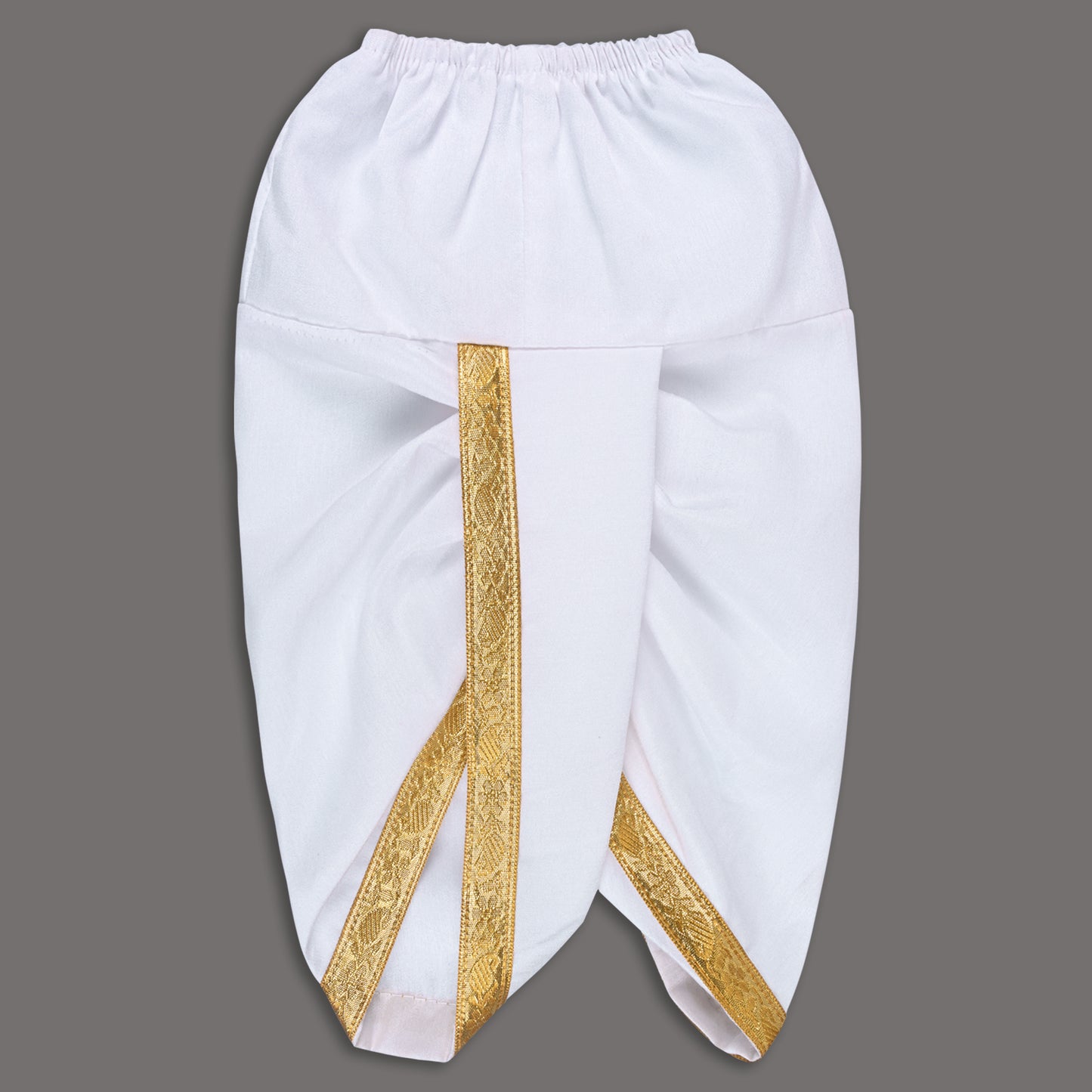 Boys Traditional Printed Art Silk Kurta and Dhoti Set