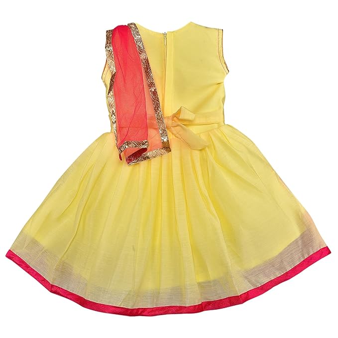 Girls Embroidered Ethnic Half saree dress Fe3133