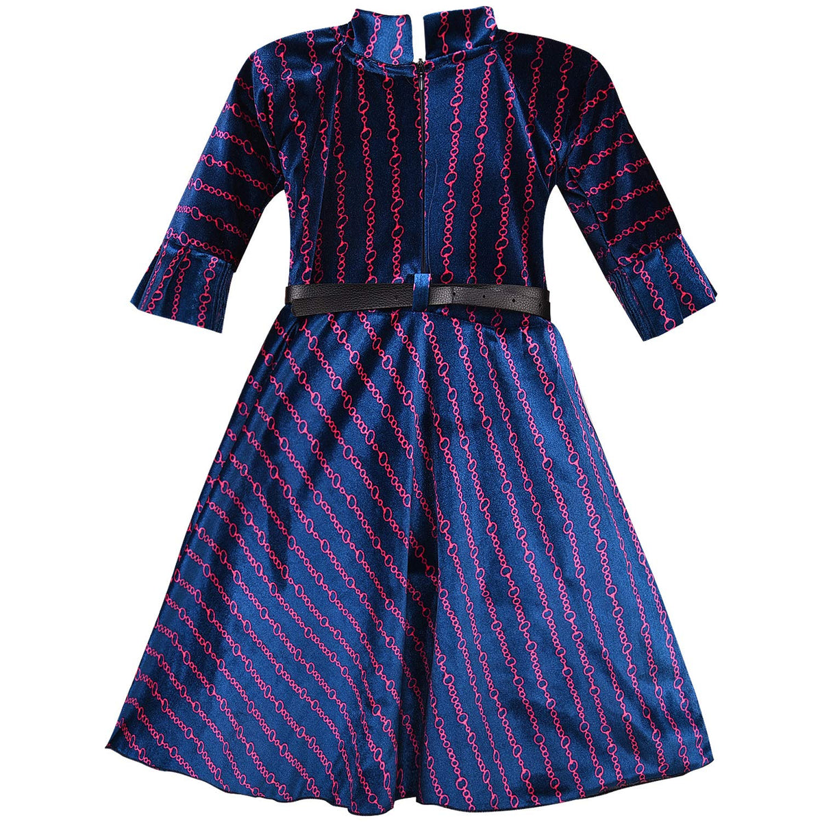 Girls Embroidered Full Length Dress - Wish Karo - photo 3