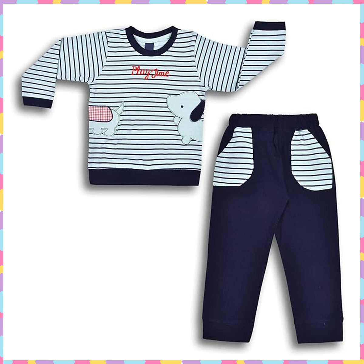 Wish Karo Cotton Clothing Set for Baby Boys hfs601sg - Wish Karo - photo 4
