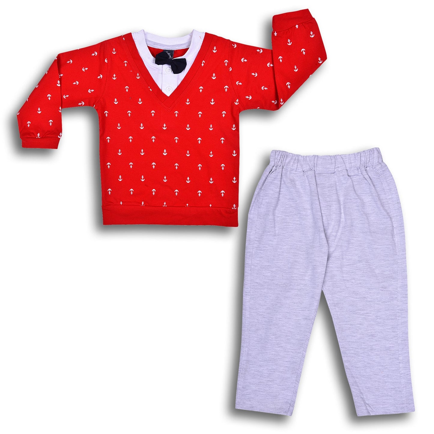 Cotton Clothing Set for Baby Boys hfs614rd