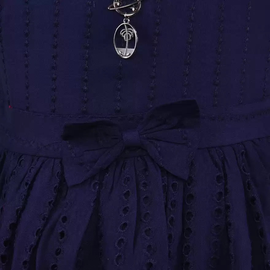 Baby Girls Midi/Knee Length Casual Dress - (rna008blu)