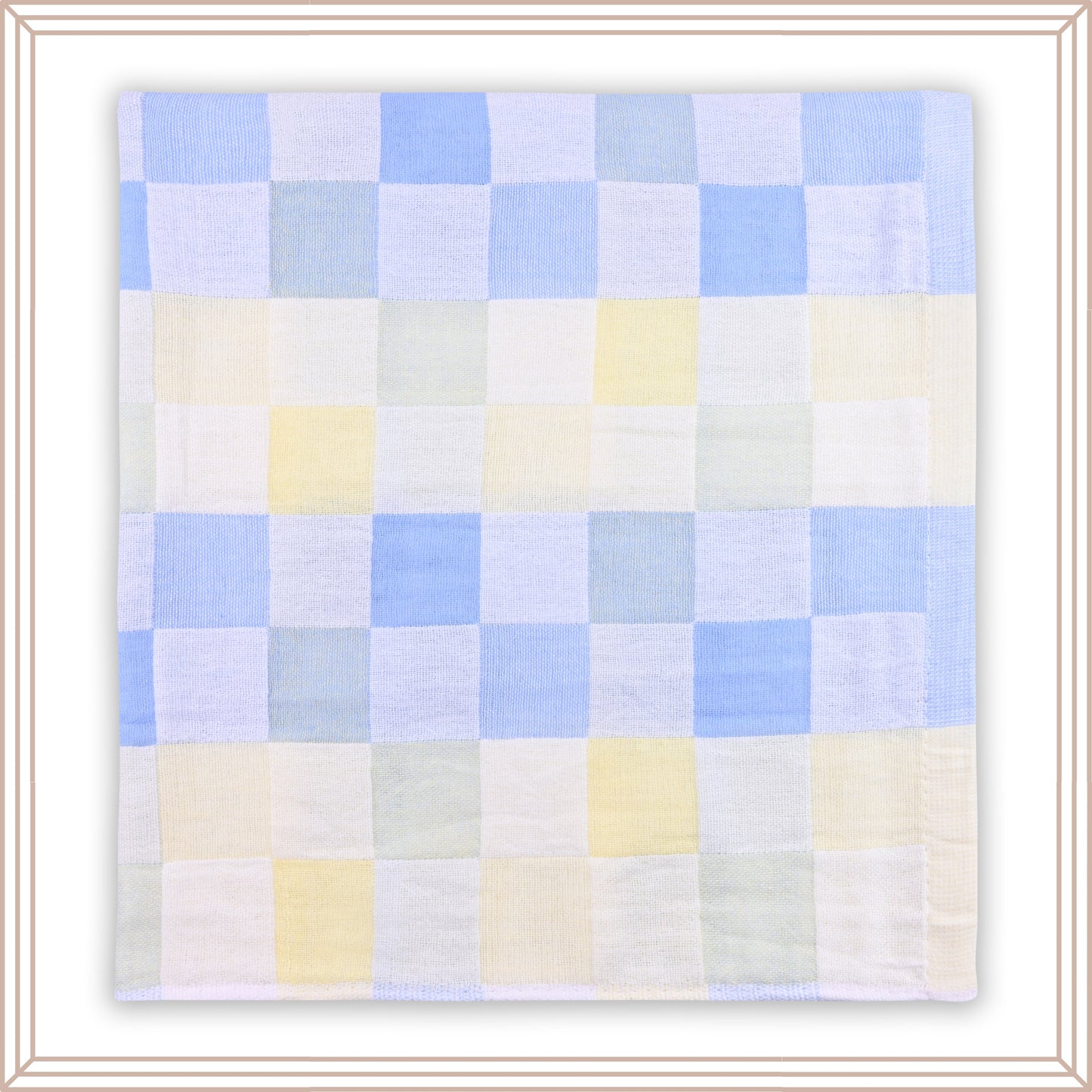 Kids Blue Cotton Baby Towels