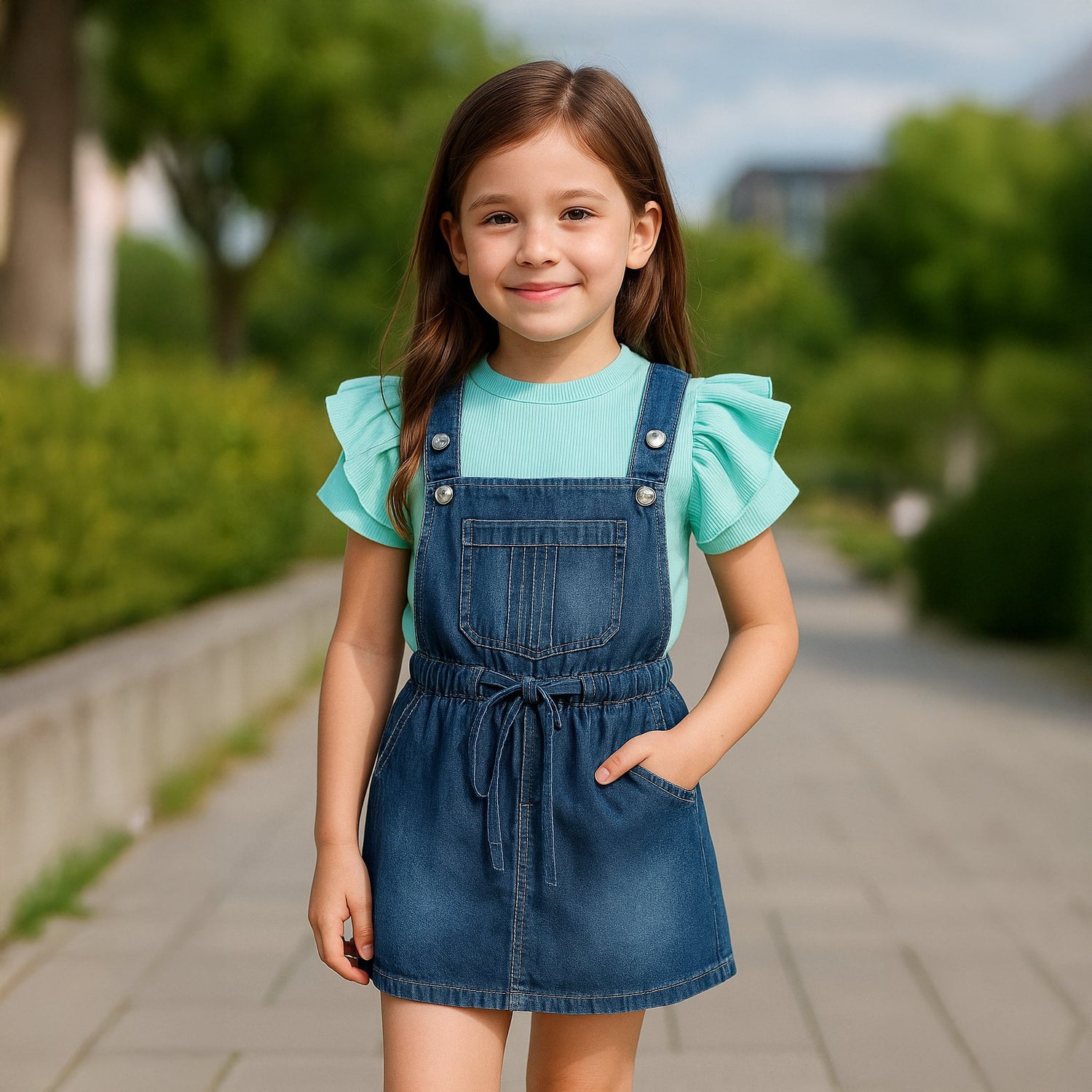 Girls Dungaree