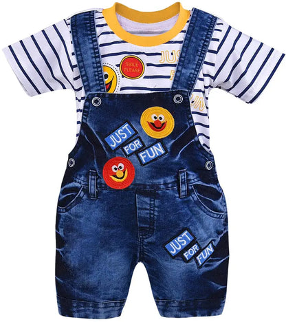 Dungaree For Baby Boys & Baby Girls Casual Striped Polycotton bt31ynw