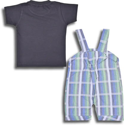 Baby Boys Casual T-shirt DungareeÂ hdr2008grn