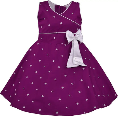 Girls Midi/Knee Length Casual Dress ctn054wn