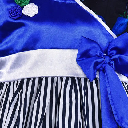 Baby Girls Midi/Knee Length Casual Dress ctn324blu