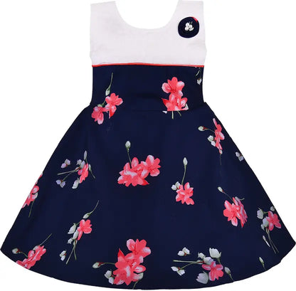 Baby Girls Midi/Knee Length Casual Dress at wholesale price | B2B bulk girls casual dress