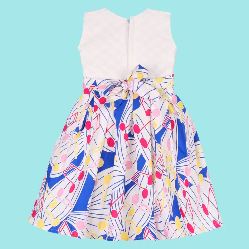 Girls Floral Printed Cotton dress ctn629