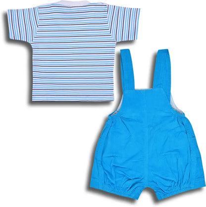 Baby Boys Casual T-shirt Dungaree hdr2006blu