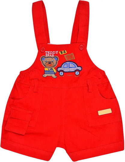 Boys Cotton Cartoon Tshirt and Dungaree Set hdr2006