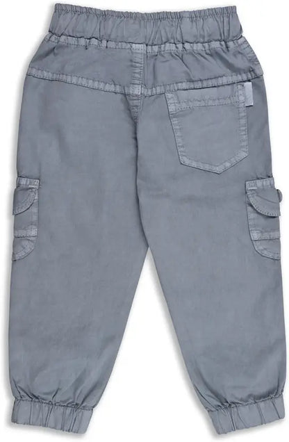 Boys Cargo Cotton Elastic Trouser