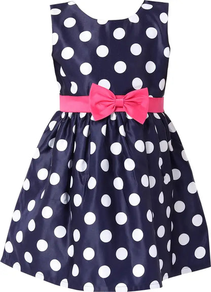 Baby Girls Dress Frock for Girls-(stn743blknw)