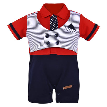 Wish Karo Baby Boys Rompers-(bt109rd) - Wish Karo - photo 3