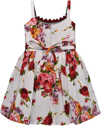 Girls Midi/Knee Length Casual Dress ctn308rd