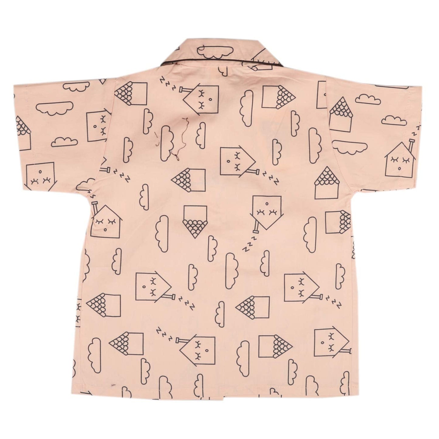 Unisex Printed Top and Bottom Pyjamas Night Dress